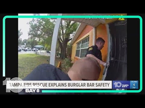 Fire officials explain the danger of burglar bars