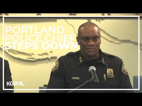 Portland Police Chief Chuck Lovell announces he will step down