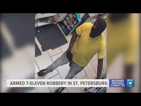 Police: Man robbed 7-Eleven in St. Pete, 'forced' clerk into storage room