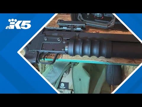 Military weapons and explosives recovered from Lacey home containing Nazi paraphernalia
