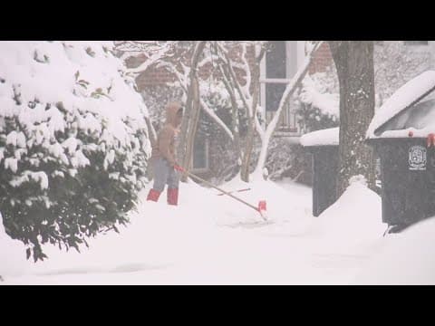 Maryland residents enjoy another snow day