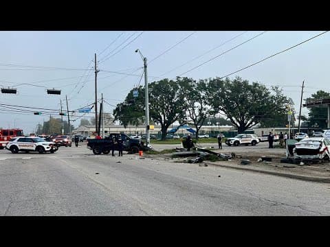 Harris County deputies give update on crash that started as domestic violence case