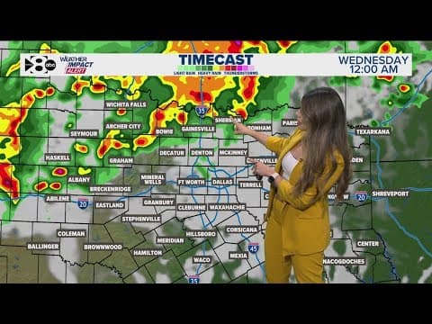 DFW Weather | Thunderstorms to pass over parts of North Texas overnight Tuesday, 14 day forecast