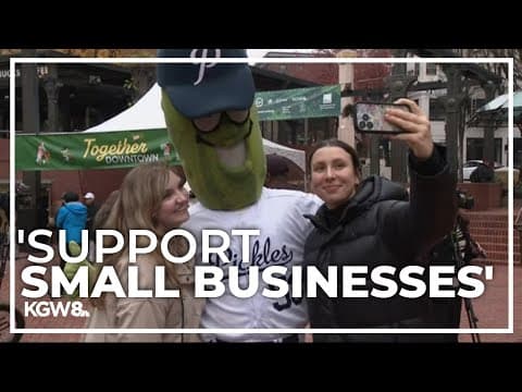 Portland small business owners urge people to shop local during holiday season