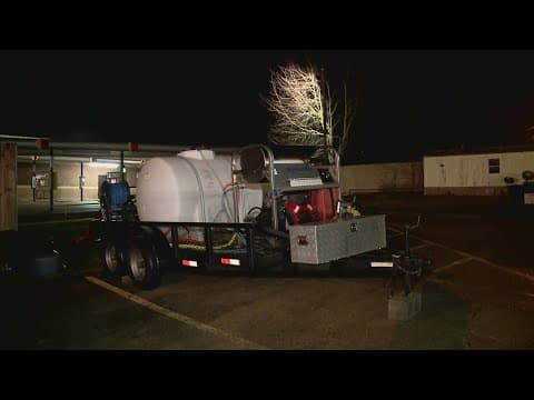 Kentwood business owner brings in 550 gallon water tank to help community amid water issues