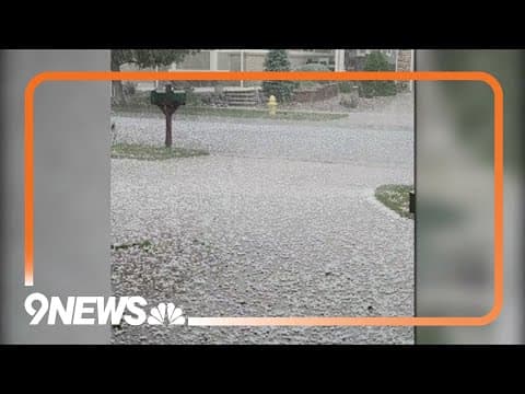 Aurora, Centennial hit by heavy rain and hail