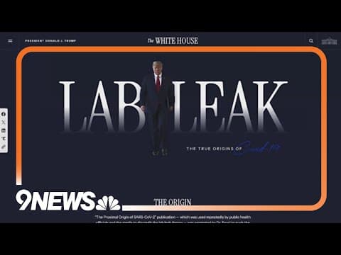 Trump Administration changes COVID website to highlight 'lab leak theory.'