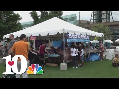 Thousands gather at the Children's Festival of Reading