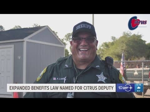 A deputy was critically injured working a high school graduation. Now he's inspired a Florida law.