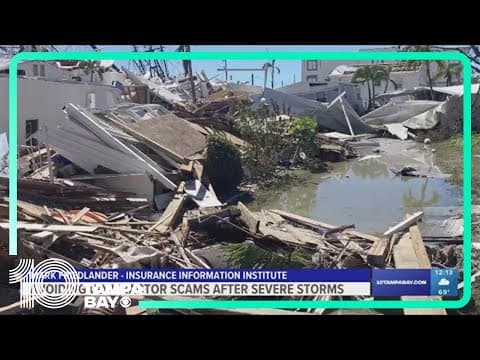 Beware of contractor scams after severe storms