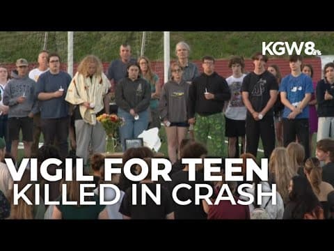 Friends remember teen killed in SR-14 wrong-way crash with vigil