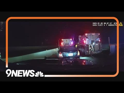 'Right place at the right time' | Snowplows stop man fleeing from police