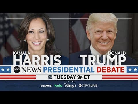 Previewing the Presidential Debate rules between Donald Trump and Kamala Harris