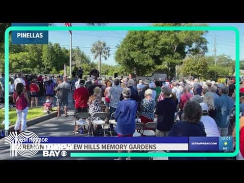 Memorial Day ceremonies across Tampa Bay honor our fallen military members