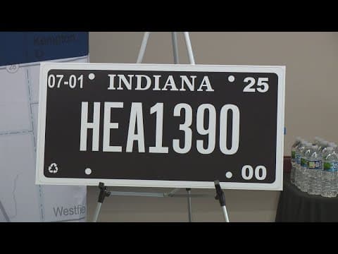 You can now buy a 'blackout' license plate for your Indiana vehicle
