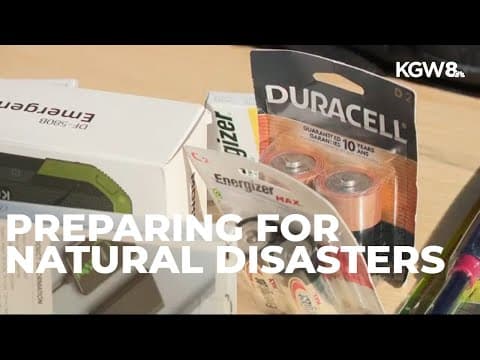 How to prepare for natural disasters and emergencies