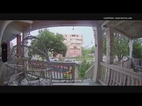 WATCH: Northeast DC building collapses during severe weather