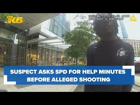 Bodycam: Suspect's interaction with SPD minutes before allegedly shooting pregnant woman