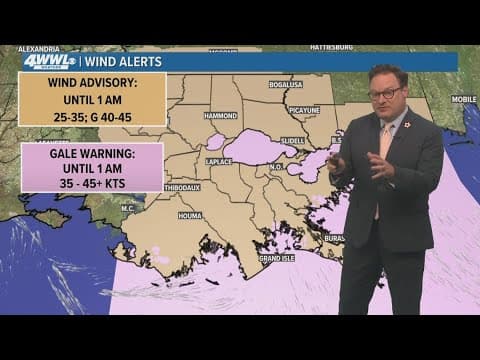 New Orleans weather: Showers taper off after rainy afternoon