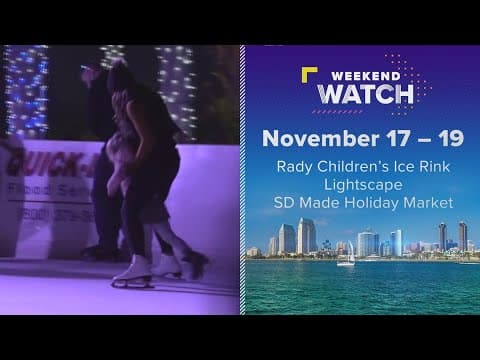 Weekend Watch November 17 - 19 | Things to do in San Diego
