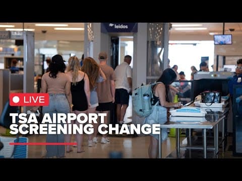 LIVE: TSA ends shoe-removal policy at airport checkpoints