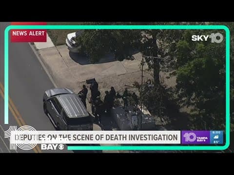 Deputies: 1 person found dead and another detained in connection to investigation in Pasco County