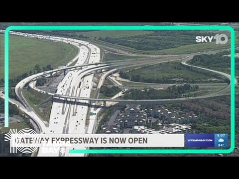 Gateway Expressway finally opens for drivers in Pinellas County after 7 years