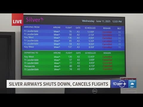 Florida-based Silver Airways stops flying, will sell everything