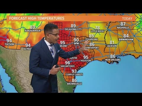 Temperatures will continue to climb in DFW this week