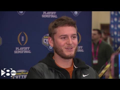 Texas QB Quinn Ewers speaks ahead of Cotton Bowl matchup with Ohio State