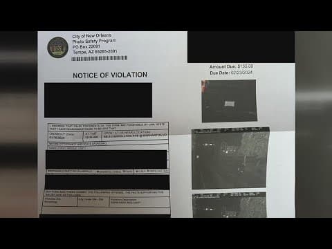 Visiting couple returns home to find traffic ticket issued to their stolen vehicle