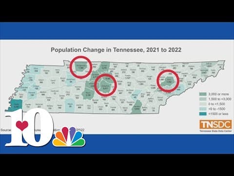TN State Data Center: Knox Co. saw some of state's highest population increases