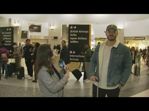 Travelers hitting the skies on one of the busiest travel days