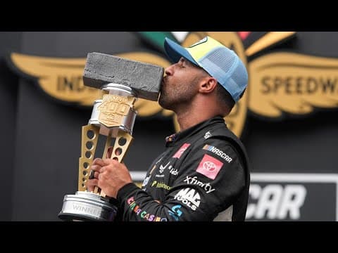 Bubba Wallace survives late-race drama for historic Brickyard 400 win | Post-Race Reaction | 13Sport