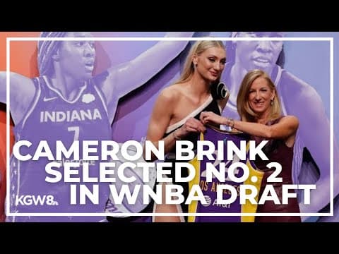 WNBA Draft: Cameron Brink selected No. 2 overall by Los Angeles Sparks