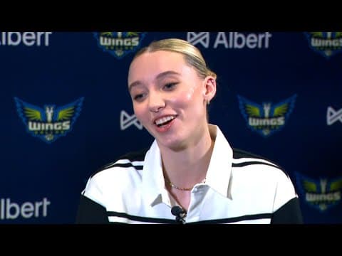 Dallas Wings Paige Bueckers sits down for 1-on-1 interview