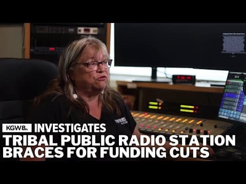 On Oregon's Warm Springs Reservation, federal funding cuts threaten a vital community voice