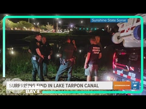 Divers make surprising find in Lake Tarpon canal