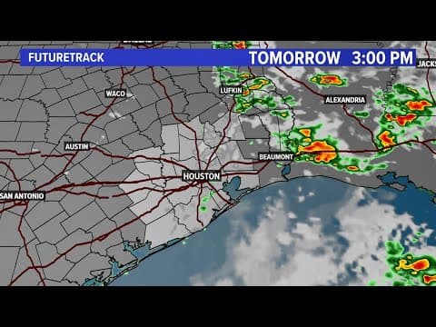 Track showers and storms as they move through the Houston area this afternoon