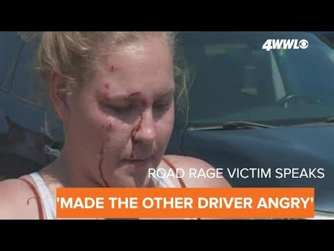 Woman shot, bloodied after road rage incident on I-10 outside of New Orleans