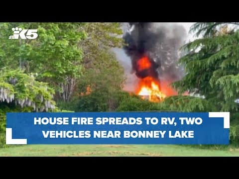 House fire near Bonney Lake