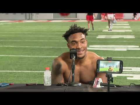 TreVeyon Henderson interview | Ohio State-Indiana week