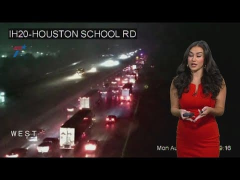 Heavy rain slows down traffic across North Texas