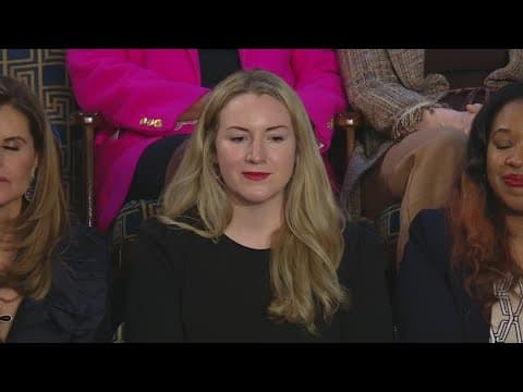 President Biden recognizes Kate Cox of Dallas while talking about Roe v. Wade