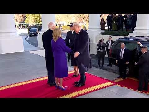 The Bidens welcome the Trumps at the White House for preinaugural tea