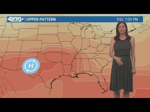 New Orleans Weather: Heat advisory Monday afternoon, spotty rain around