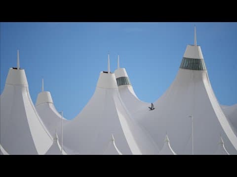 Ground delay at Denver's airport due to strong winds