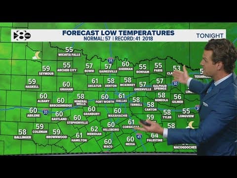 DFW Weather: A stronger cool-down is forecasted for the middle of the week