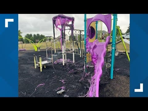 Two teens charged in $230K playground arson in Maryland