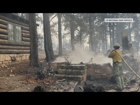 Wildfire along Grand Canyon's North Rim destroys historic lodge